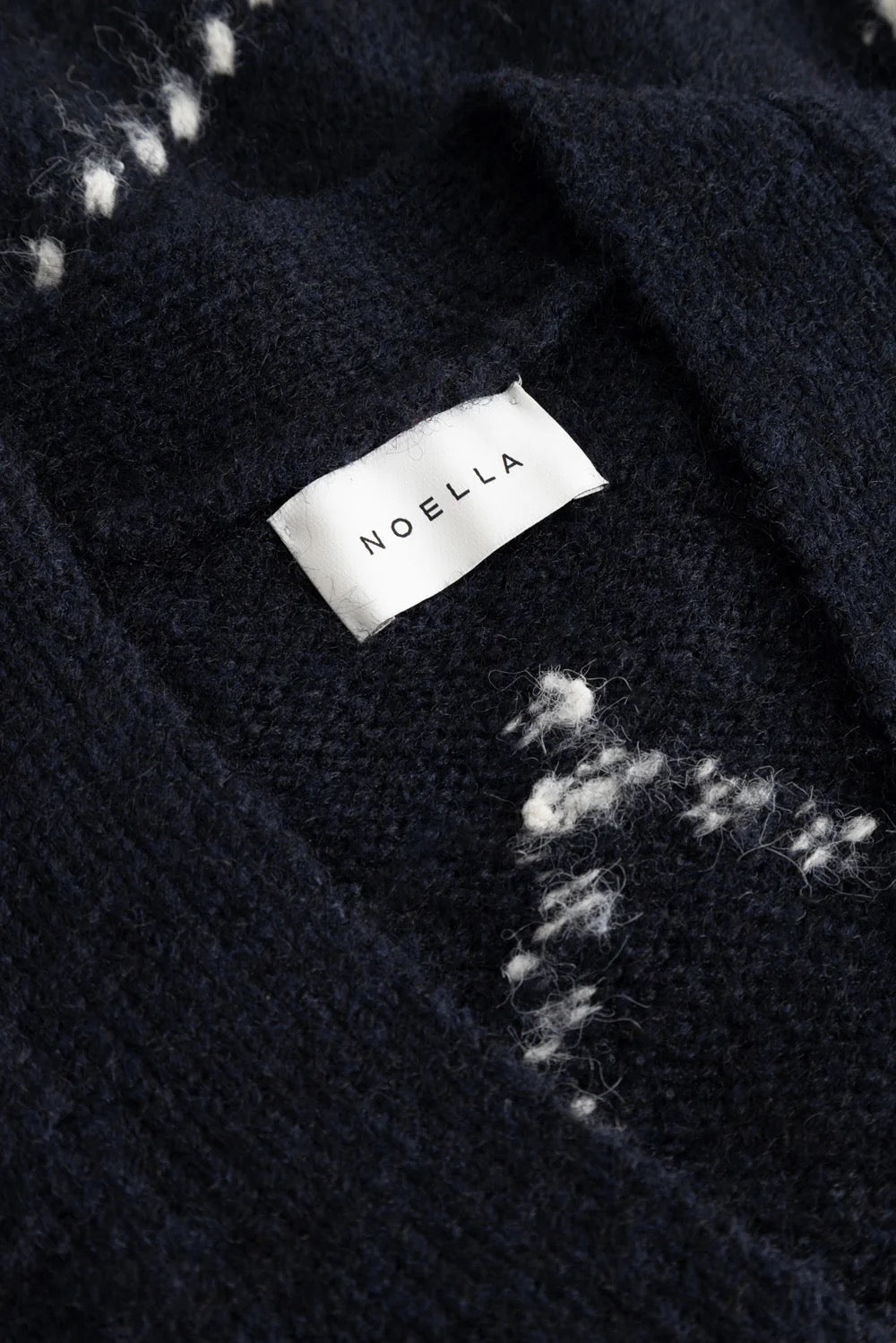 Laiana knit golla frá Noella - Navy mix