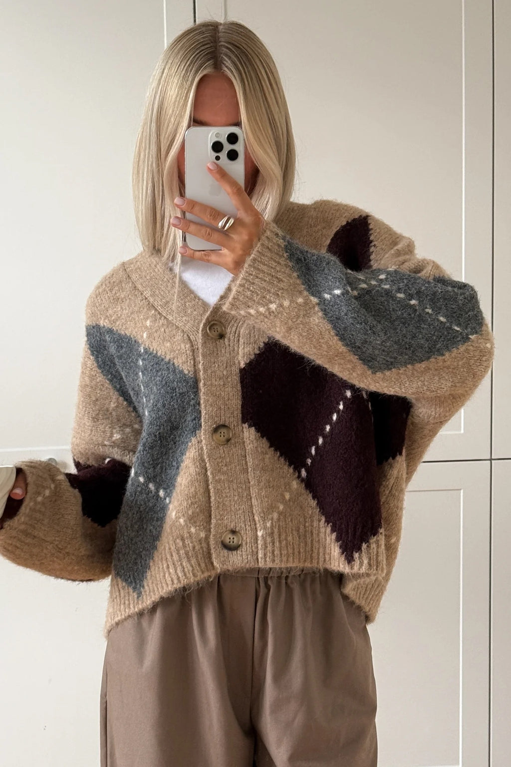 Laiana knit golla frá Noella - Sand melange