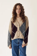 Laiana knit golla frá Noella - Sand melange