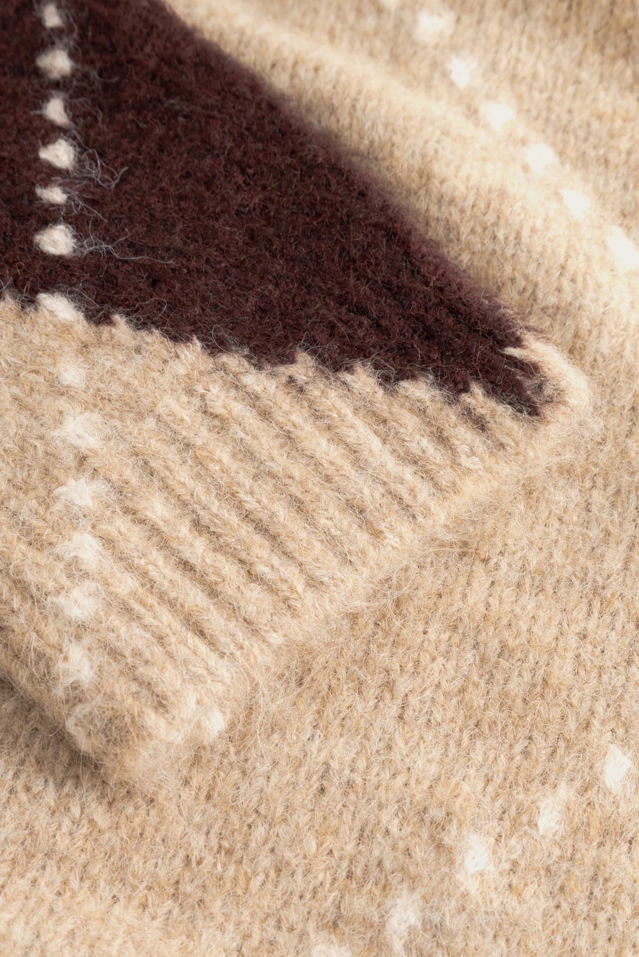 Laiana knit golla frá Noella - Sand melange