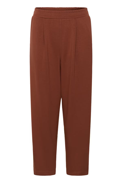 Annie buxur frá Kaffe - Henna brúnar