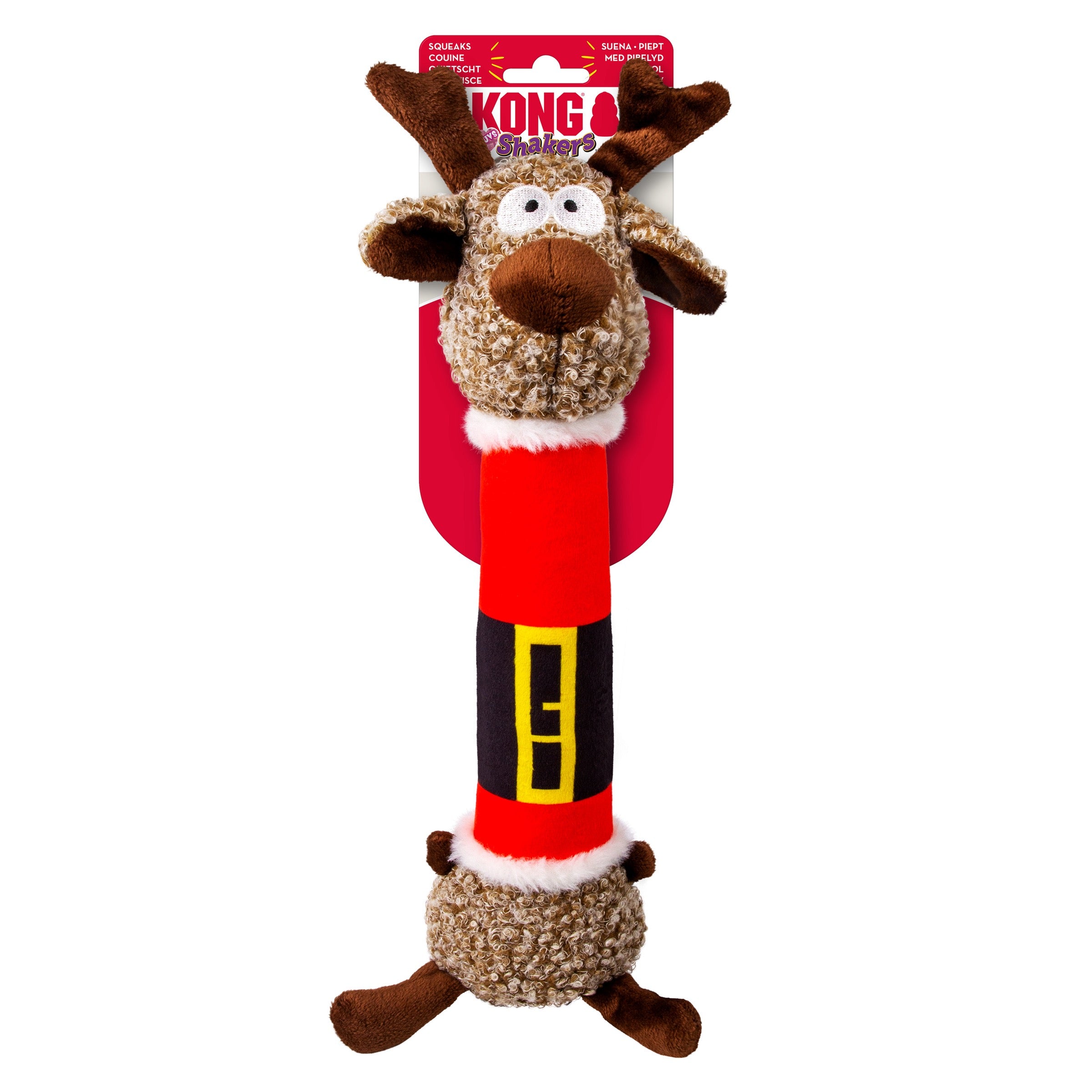 KONG Xmas Shakers Luvs Reindeer Md