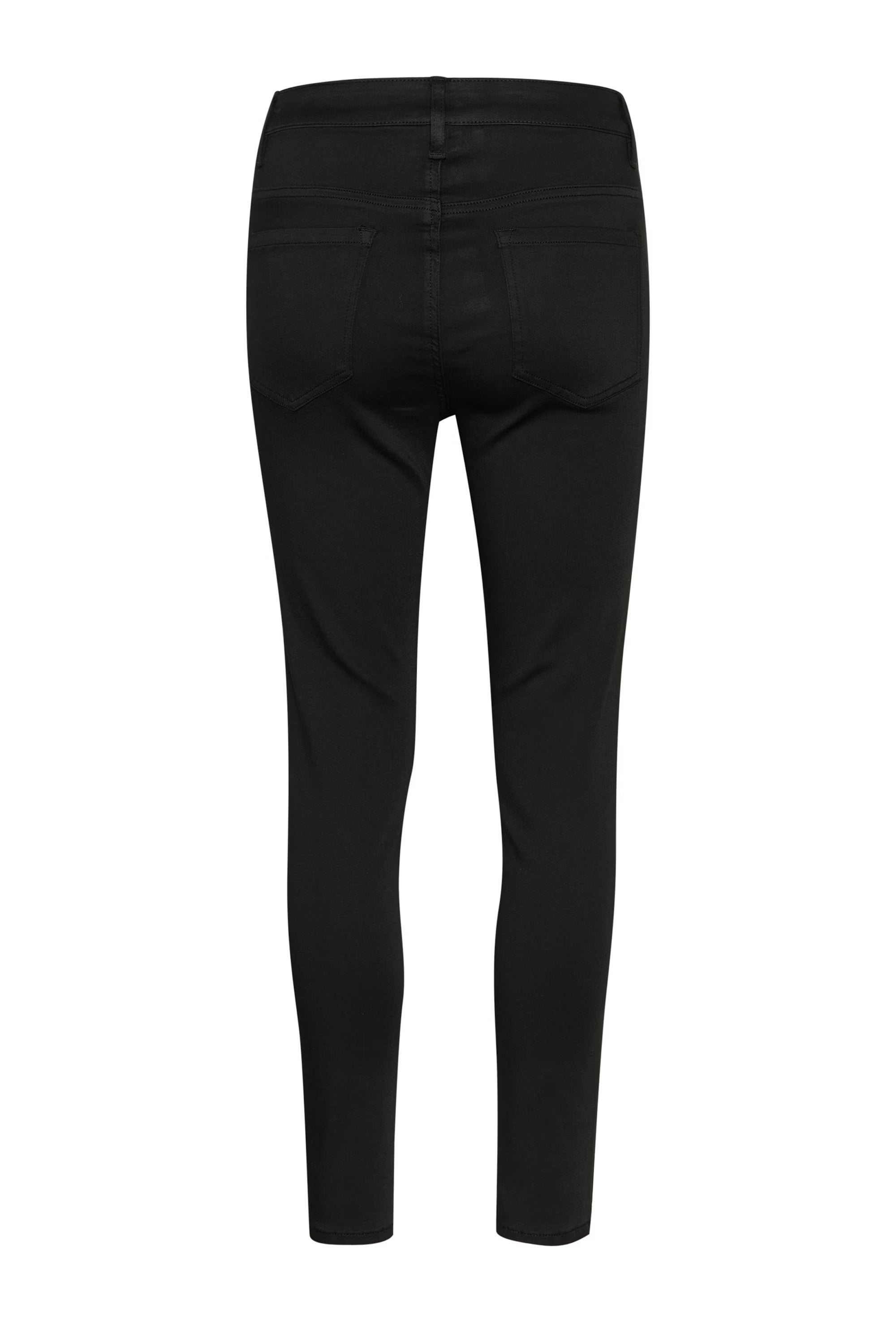 Dima HW slim gallabuxur frá Kaffe  –Svartar