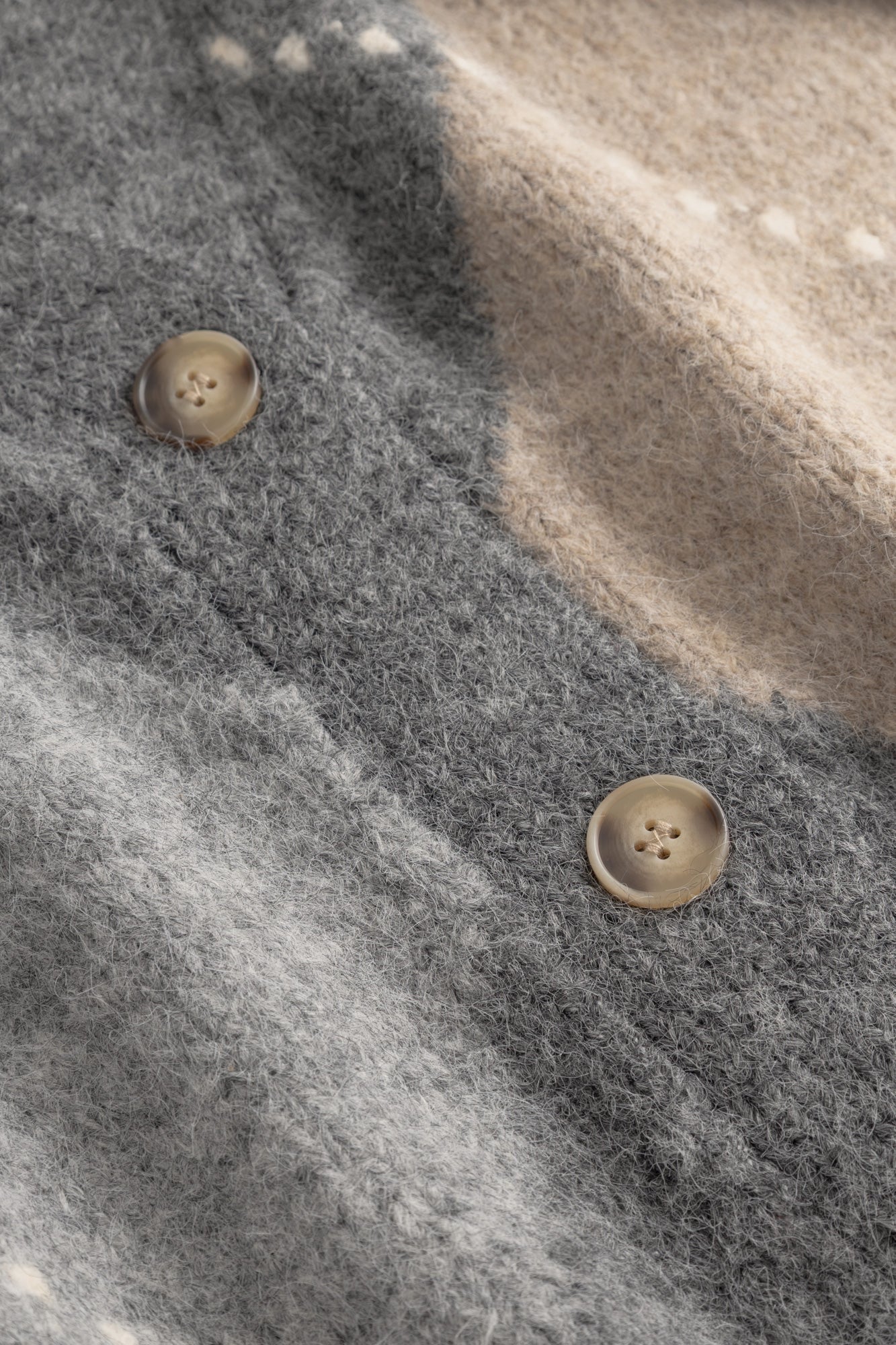 Laiana knit golla frá Noella - Grey mix