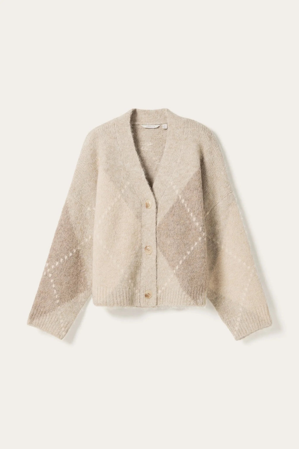 Laiana knit golla frá Noella - Beige mix
