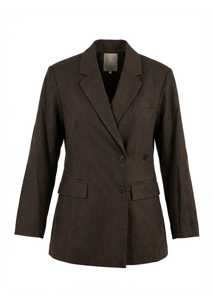 Salto blazer frá Peppercorn - Java brúnn melange