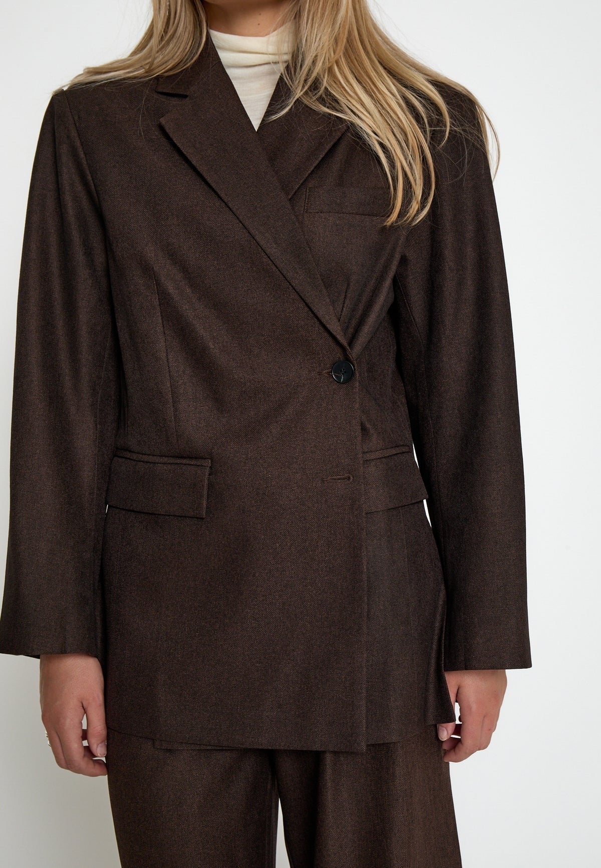 Salto blazer frá Peppercorn - Java brúnn melange