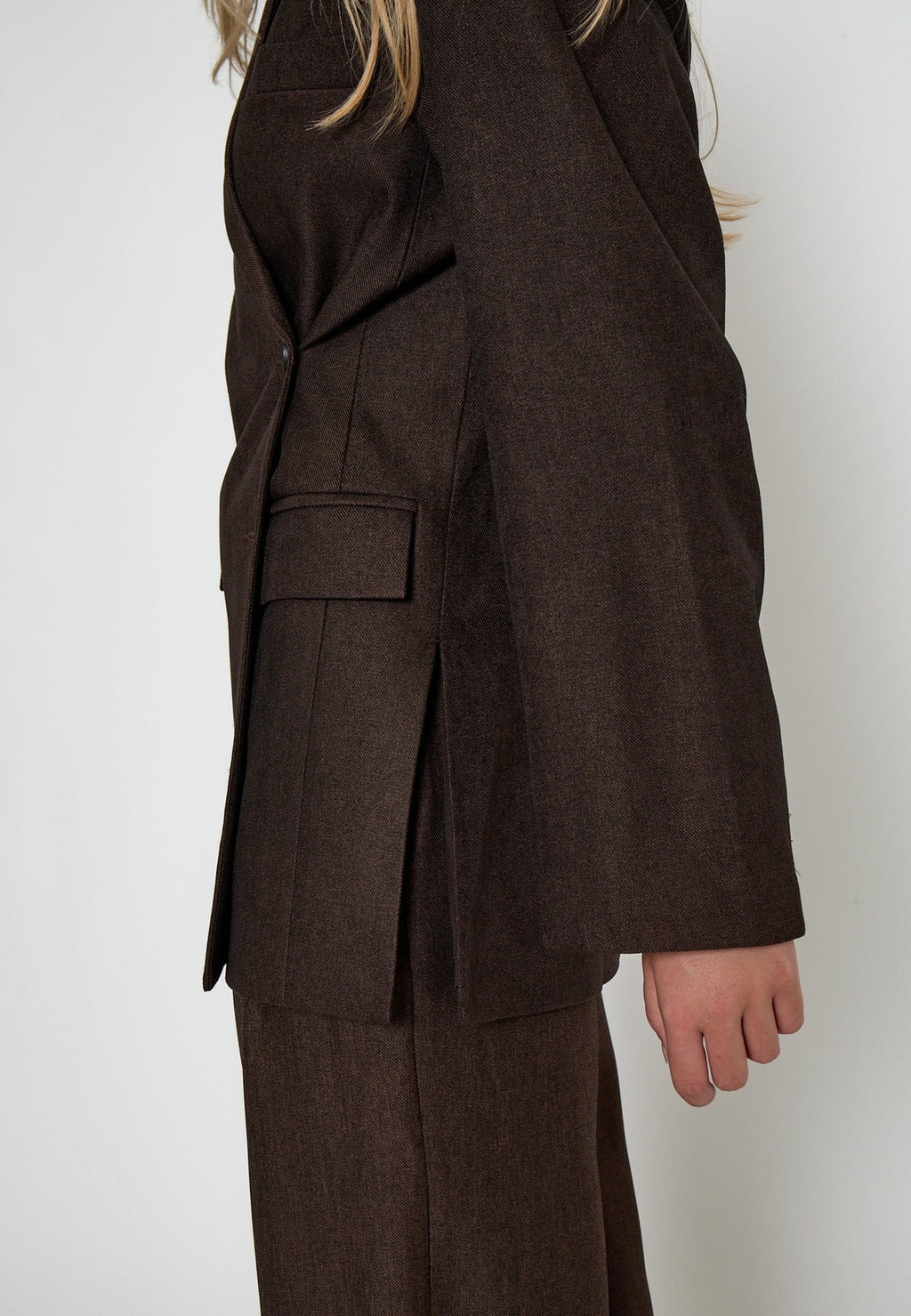 Salto blazer frá Peppercorn - Java brúnn melange