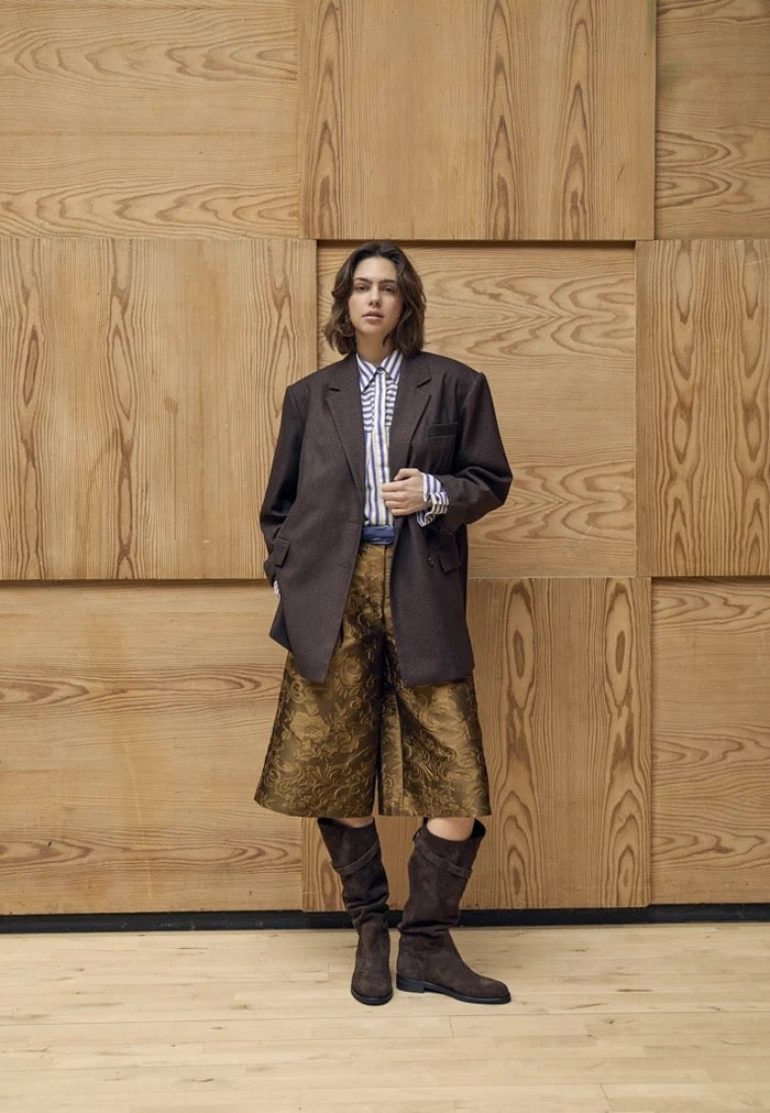 Salto blazer frá Peppercorn - Java brúnn melange