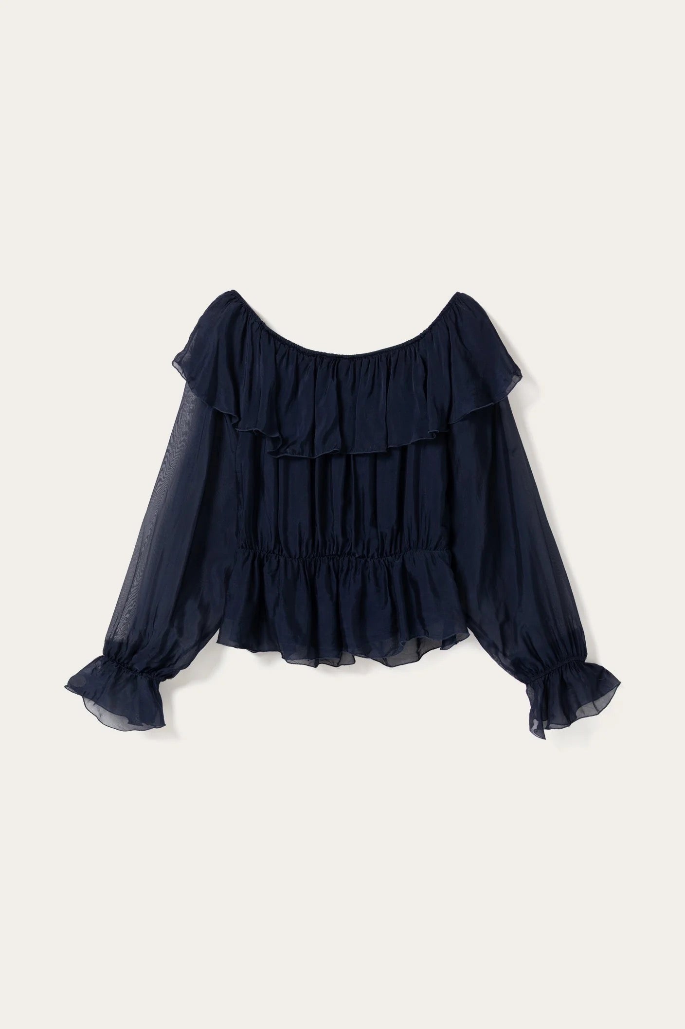 Margerie blússa frá Noella - Navy