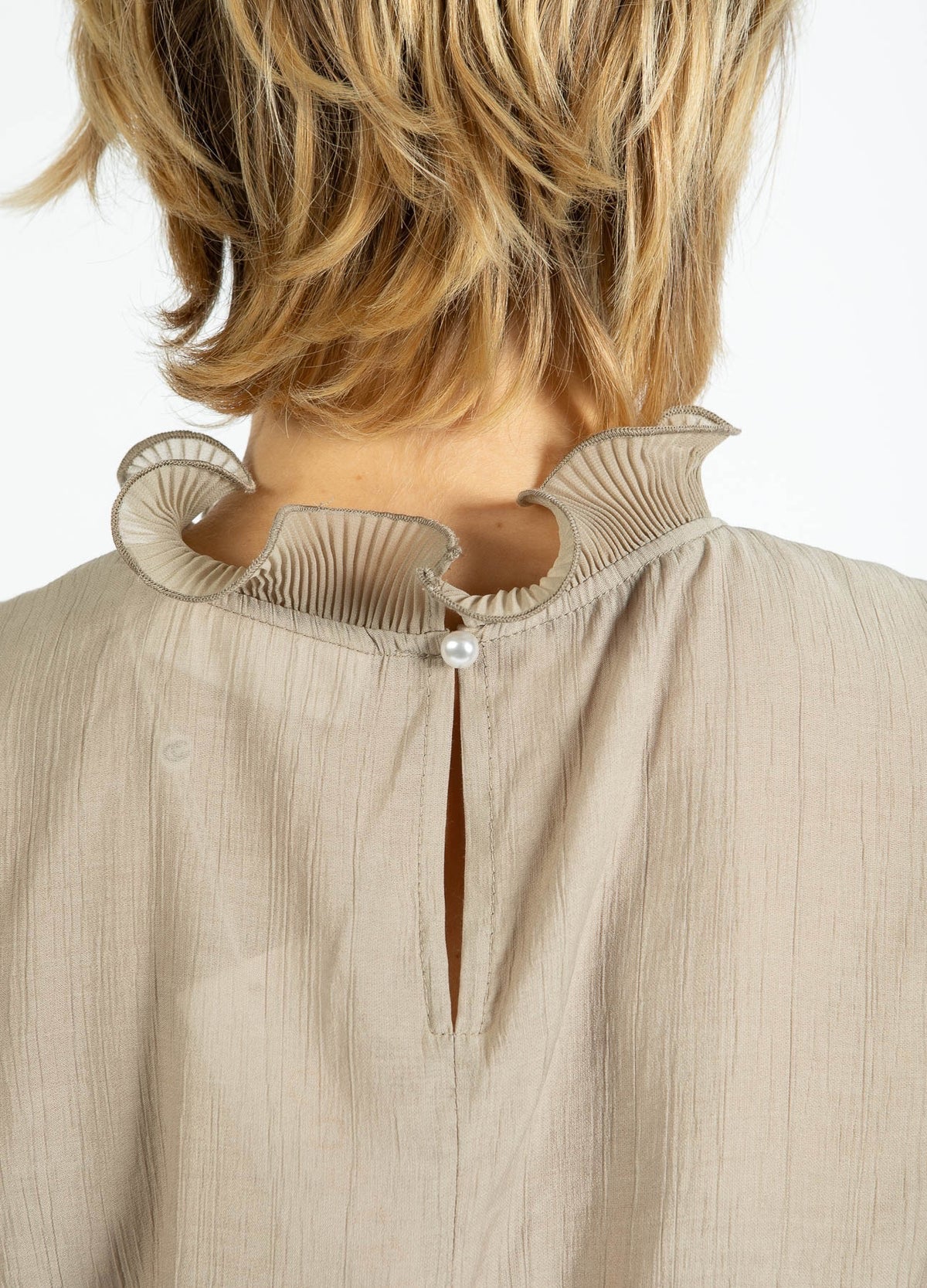 Ruffles toppur frá CC heart - Grey sand