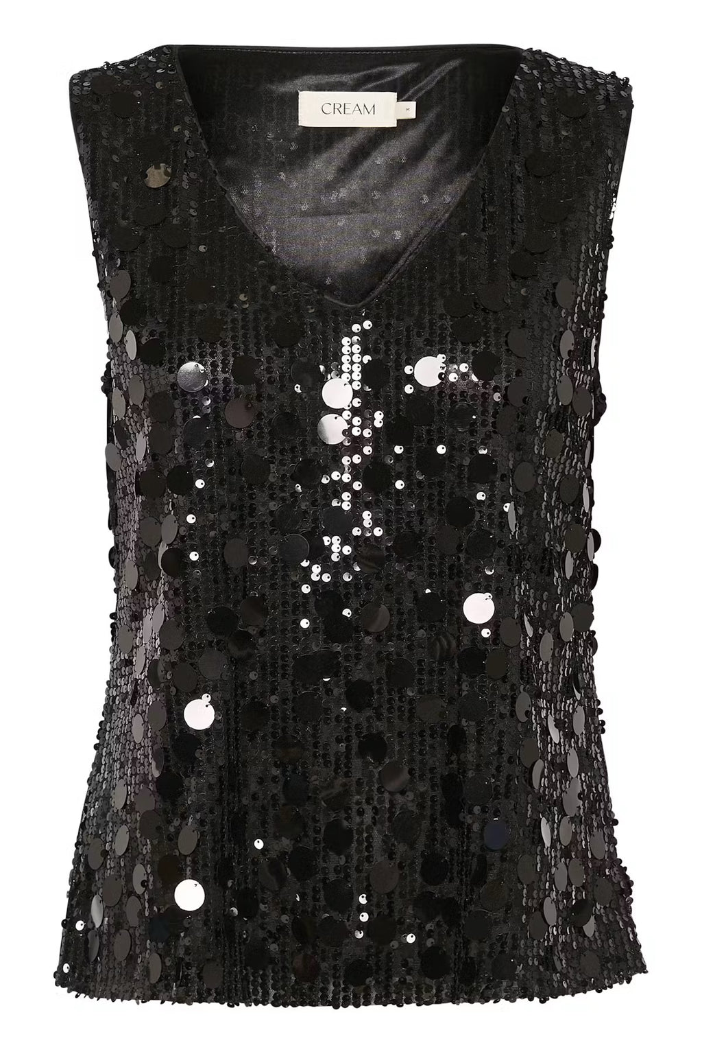 Sparkle toppur frá Cream - Svartur