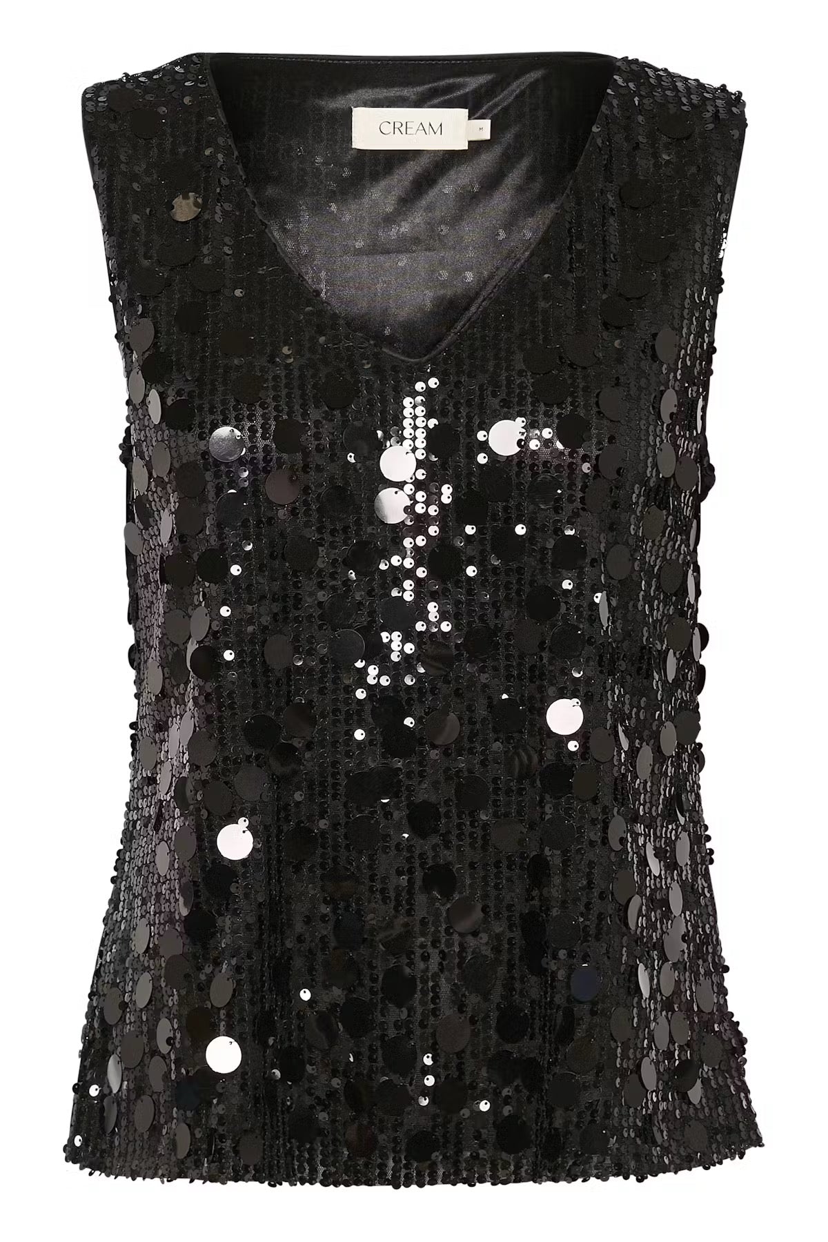 Sparkle toppur frá Cream - Svartur