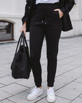Miley jogging  buxur frá Private label  -Svartar