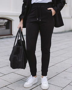 Miley jogging  buxur frá Private label  -Svartar