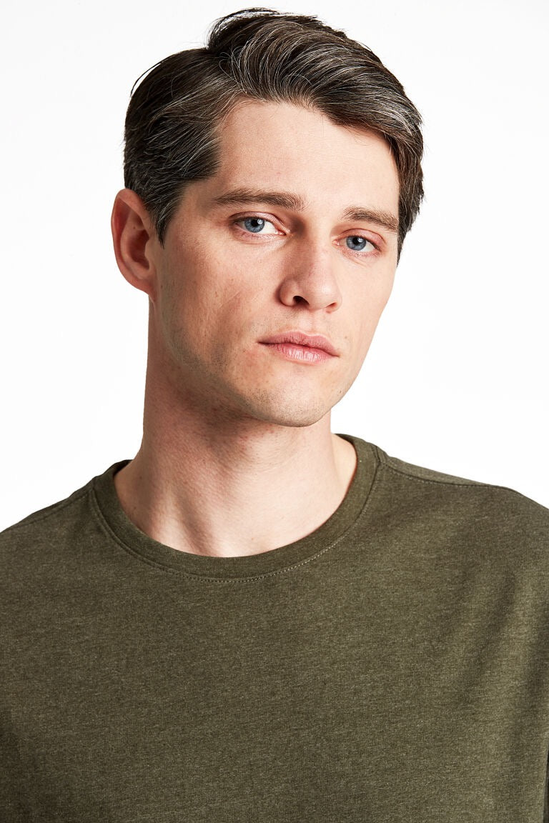 Relaxed fit bolur á herra frá Lindbergh - Green / ARMY MEL