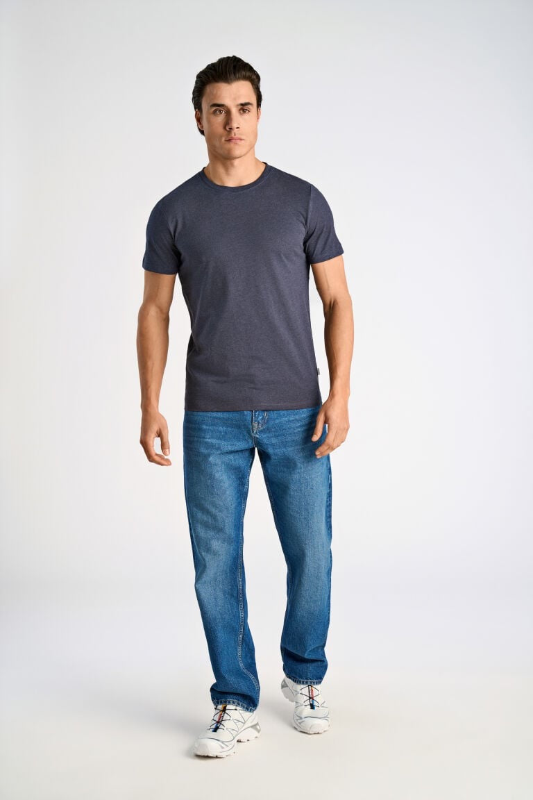 Relaxed fit bolur á herra frá Lindbergh - DK blue mel