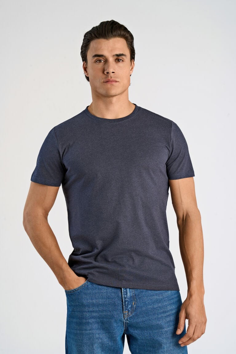 Relaxed fit bolur á herra frá Lindbergh - DK blue mel