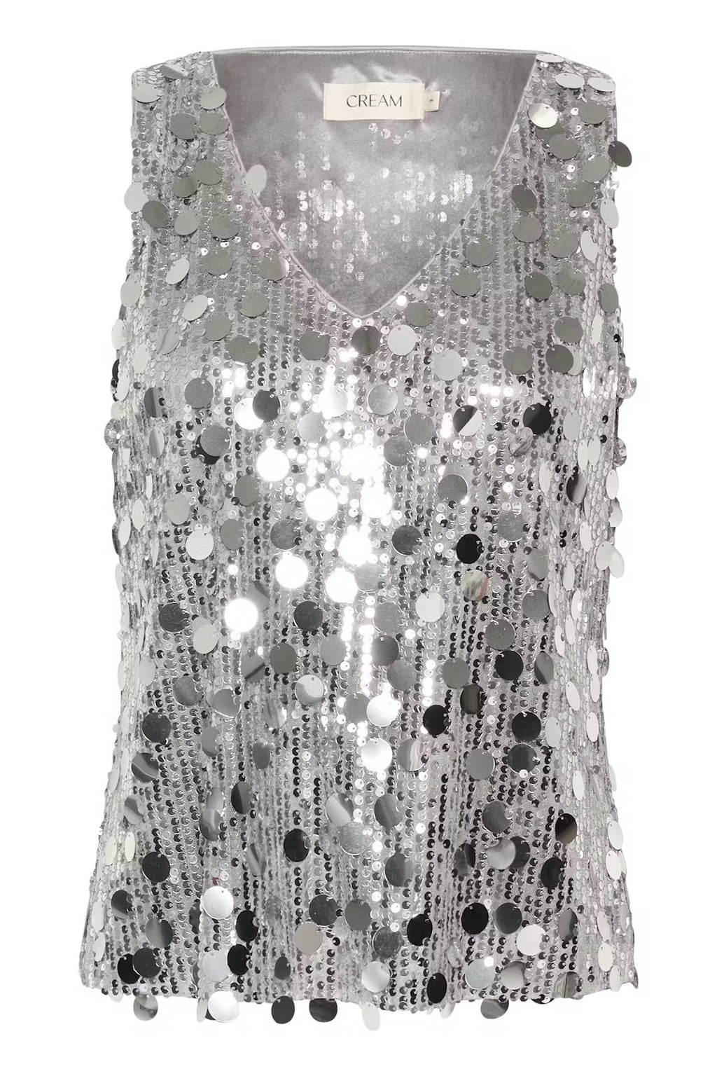 Sparkle toppur frá Cream - Silfur