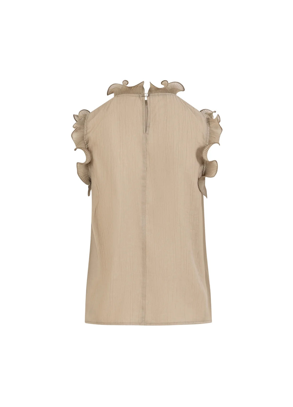 Ruffles toppur frá CC heart - Grey sand