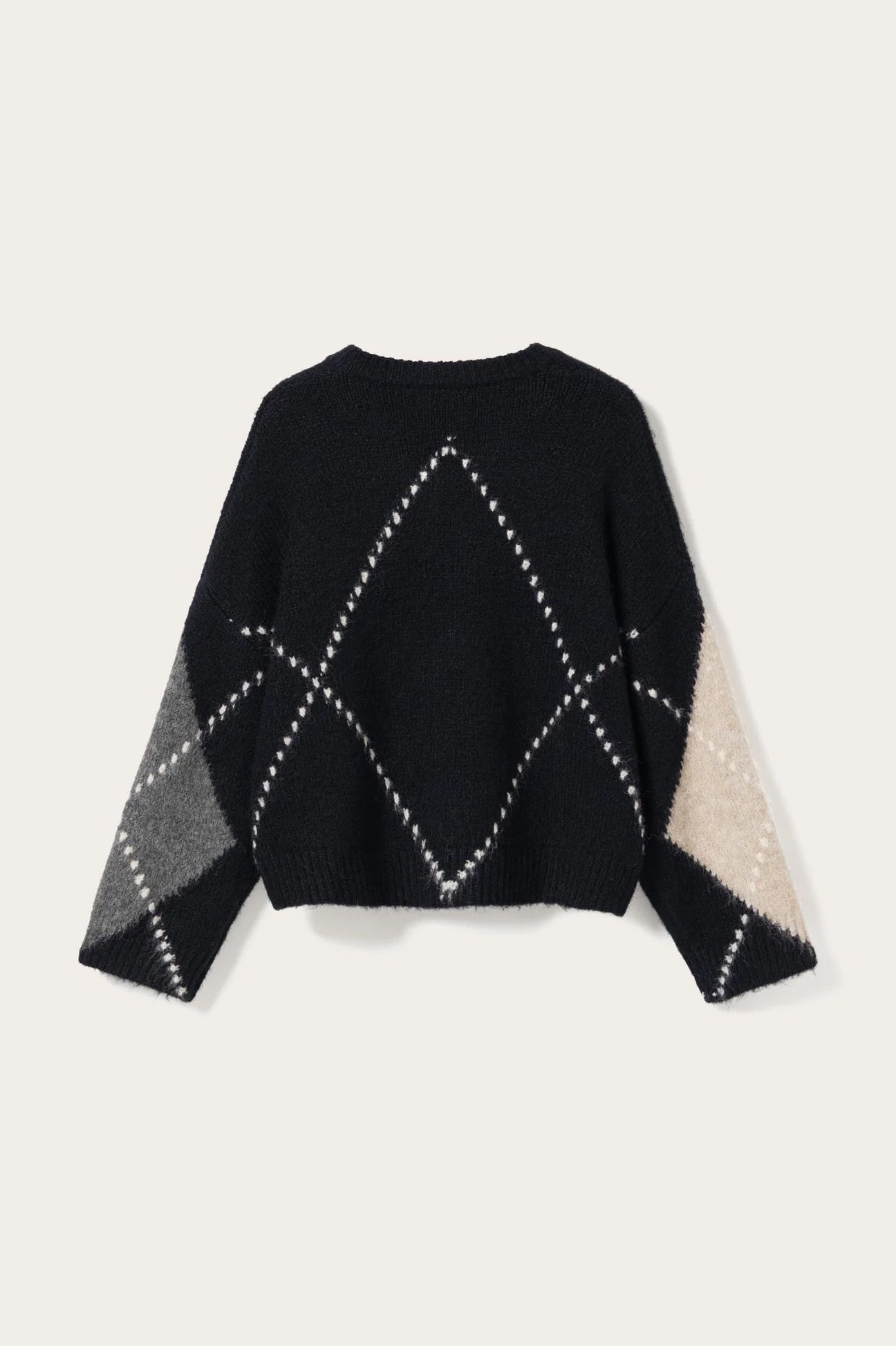 Lai knit peysa frá Noella - Navy mix