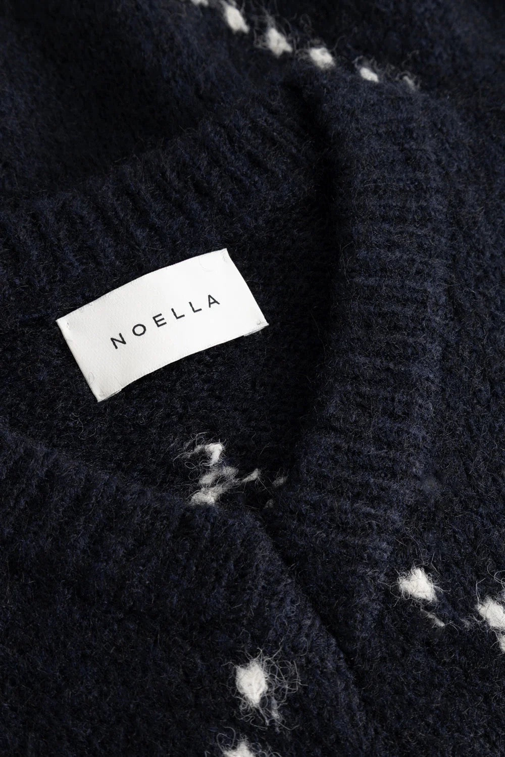 Lai knit peysa frá Noella - Navy mix