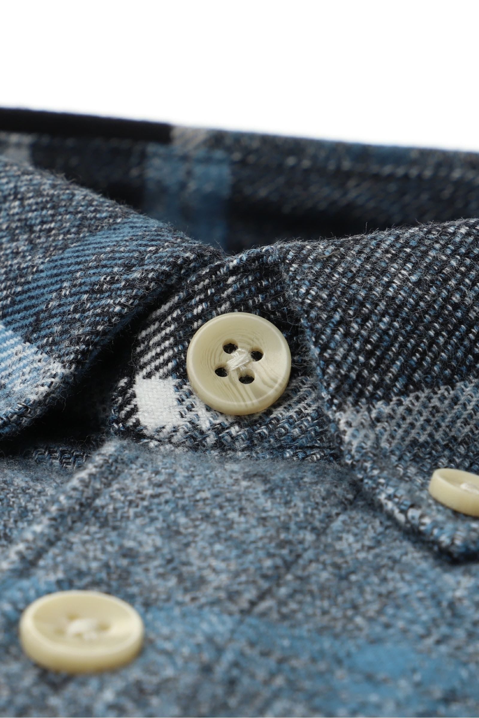 Flannel skyrta frá Lindbergh - Svört/blá