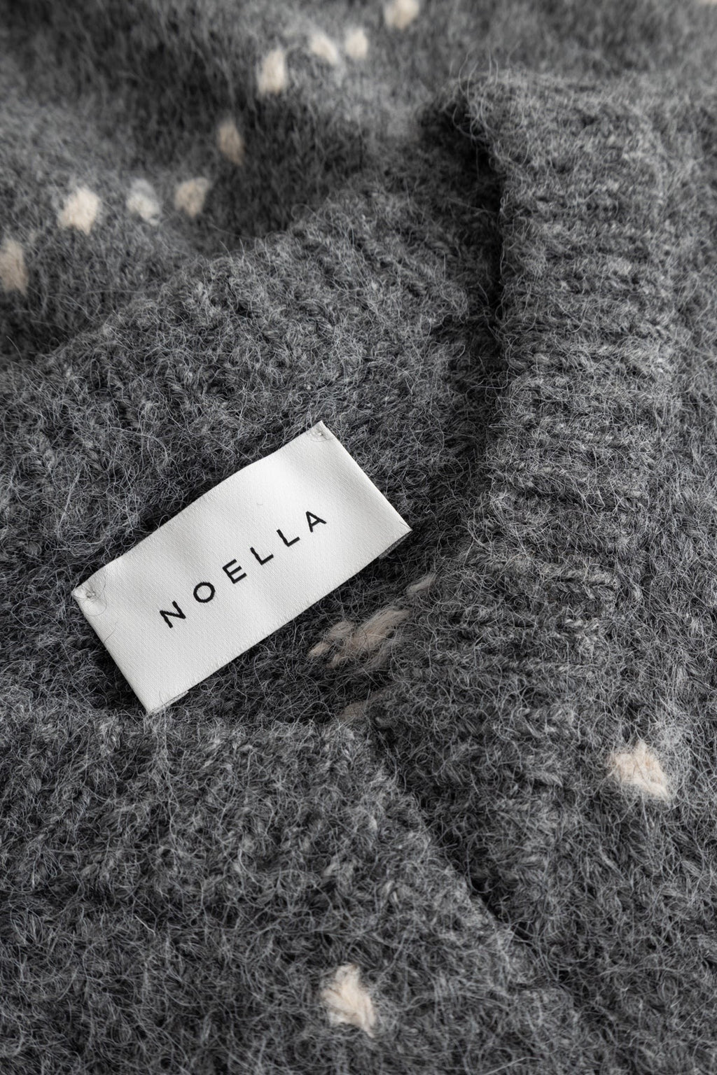 Lai knit peysa frá Noella - Grey mel