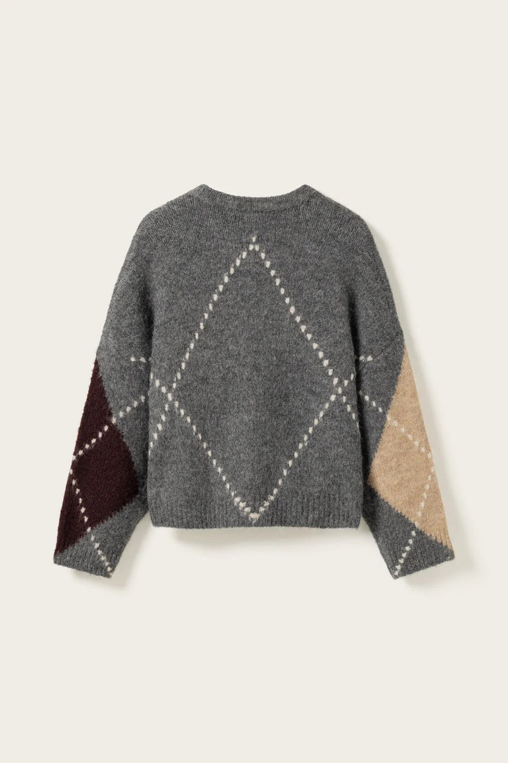 Lai knit peysa frá Noella - Grey mel