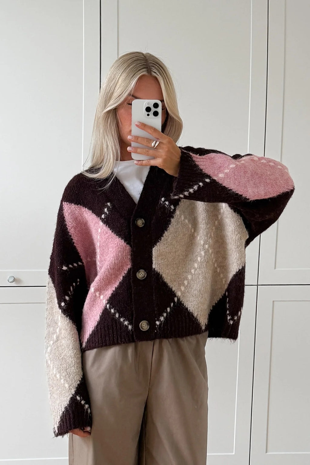 Laiana knit golla frá Noella - Winetating mix