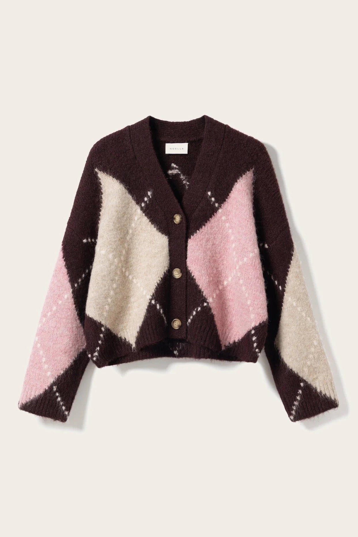 Laiana knit golla frá Noella - Winetating mix
