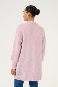 Trina peysa frá Kaffe - Lilac snow melange
