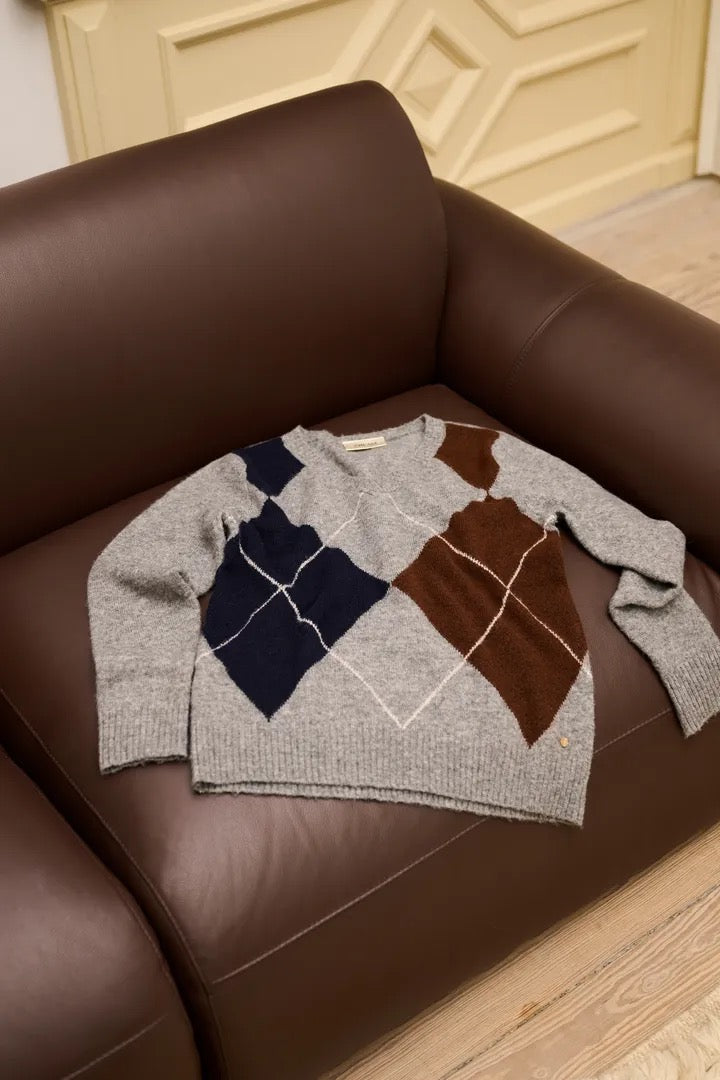 Hope peysa frá Cream - Grey melange
