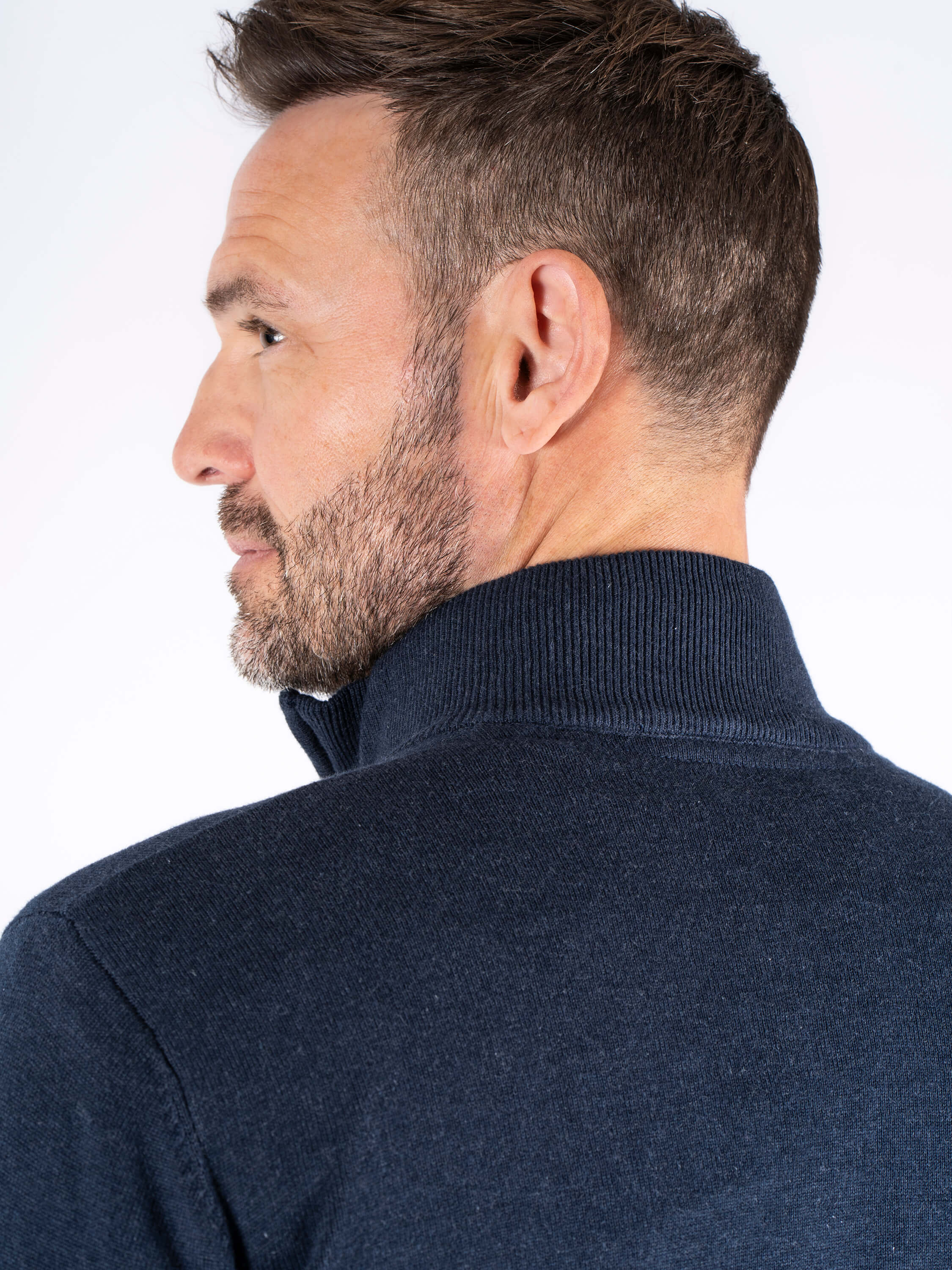 Malcom peysa frá PRE END - Navy