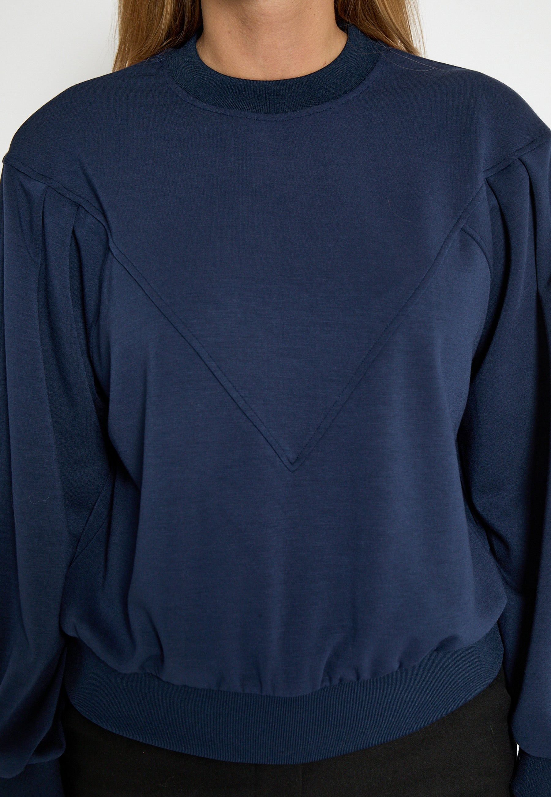Dicette batleeve peysa frá Peppercorn - Navy