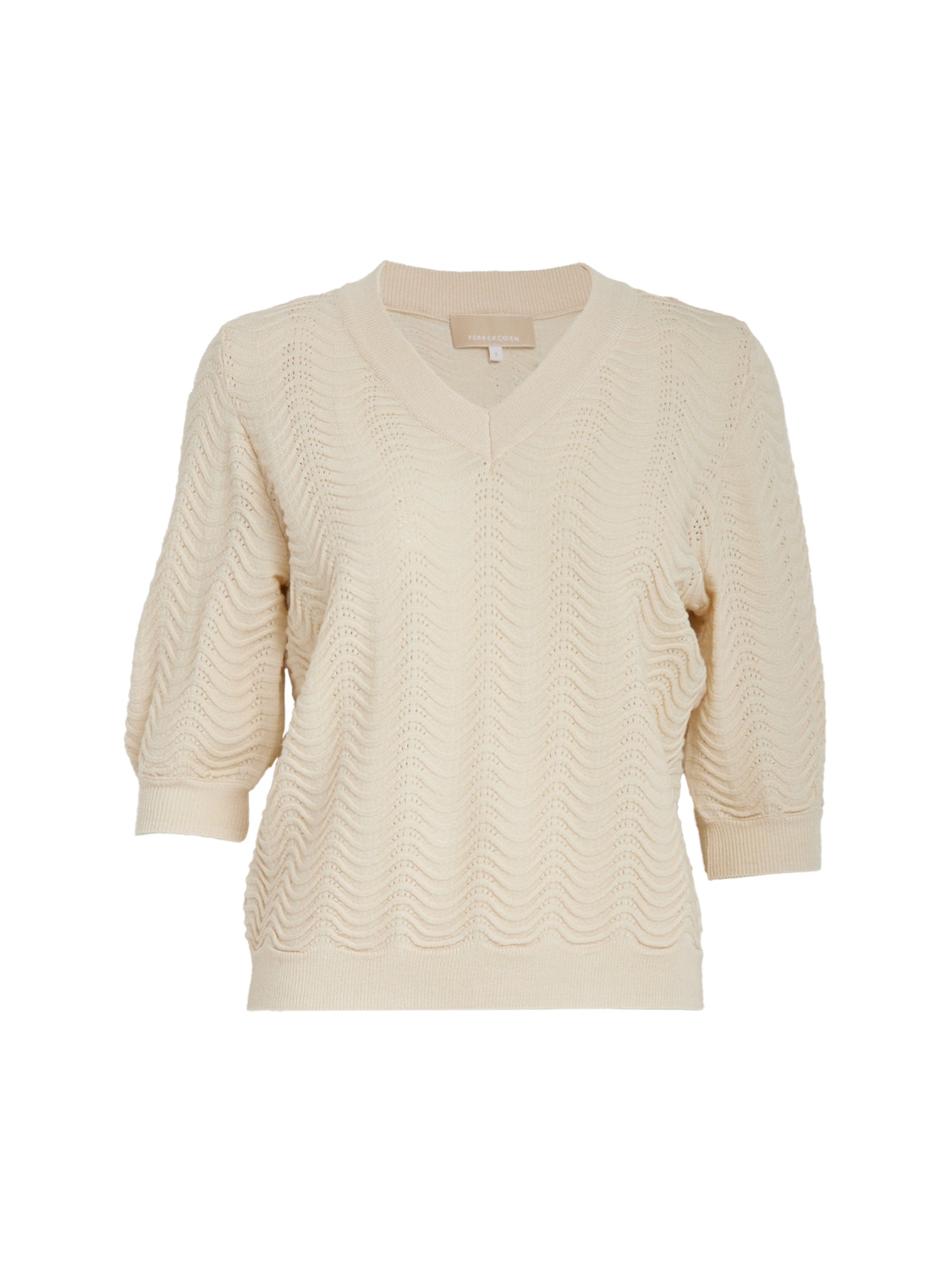 Ruthia peysa frá Peppercorn - Whitecap Creme