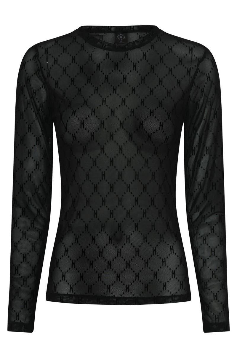 Síðerma mesh bolur frá Hype The Detail  - Svartur