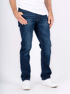 Robbie gallabuxur frá PRE END -Blue wash denim