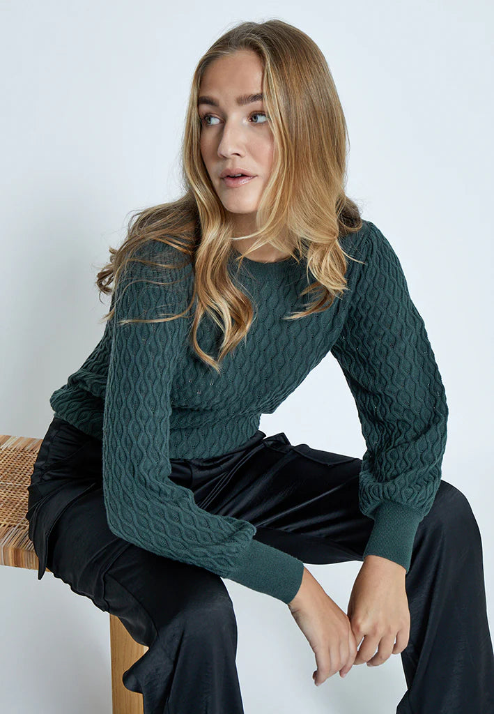 Rosalia peysa frá Peppercorn - Jungle Green