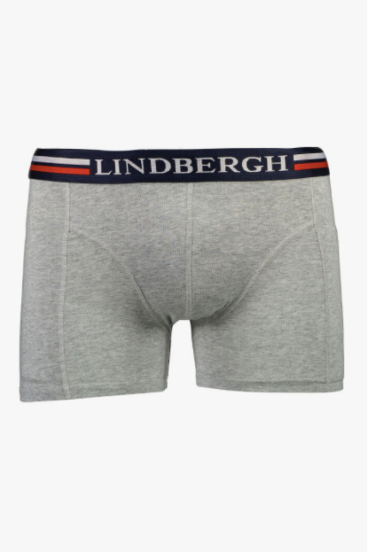 Nærbuxur úr bambus, boxer á herra frá Lindberg-mix litir rautt-grátt-navy