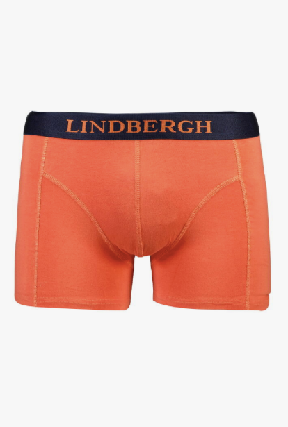 Nærbuxur úr bambus, boxer á herra frá Lindberg-mix orange og svart