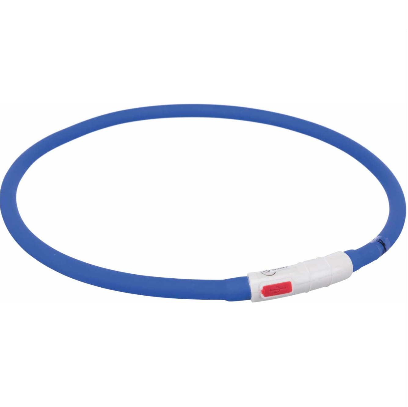 Ljósahringur USB, XS-XL 70 cm blár