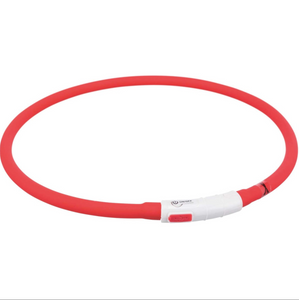 Ljósahringur USB, XS-XL 70 cm rauður