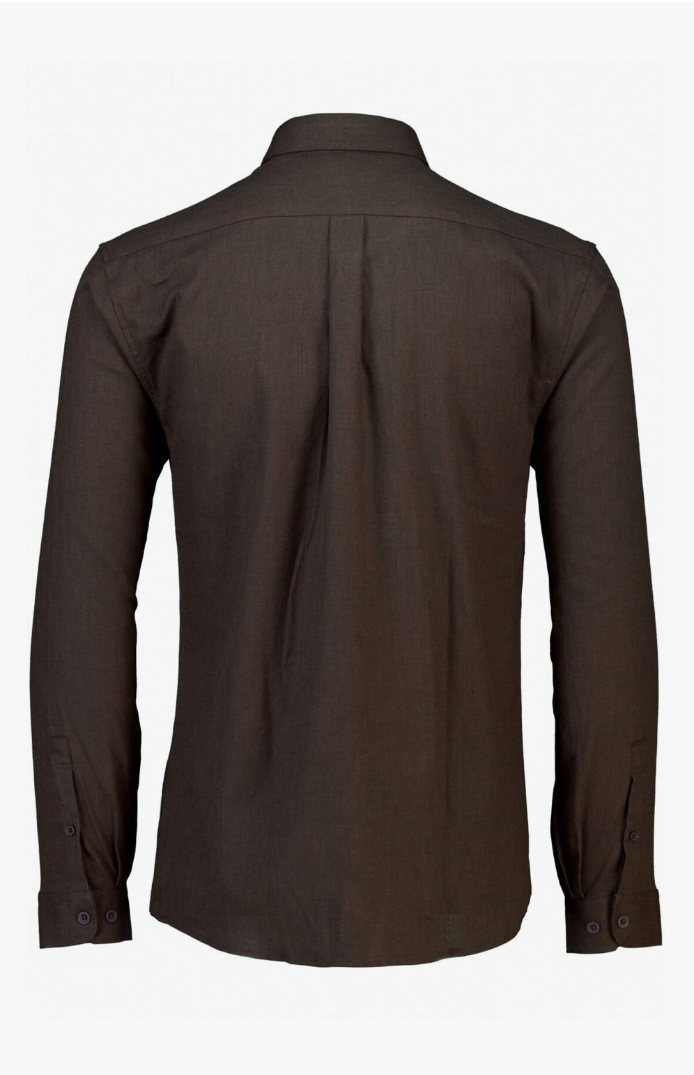 Mouliné stretch skyrta frá Lindbergh - Deep brown