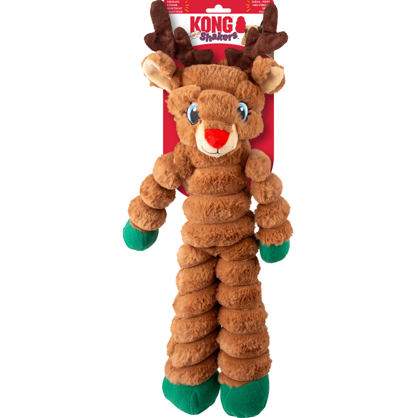 KONG Xmas Shakers Crumples Reindeer XL