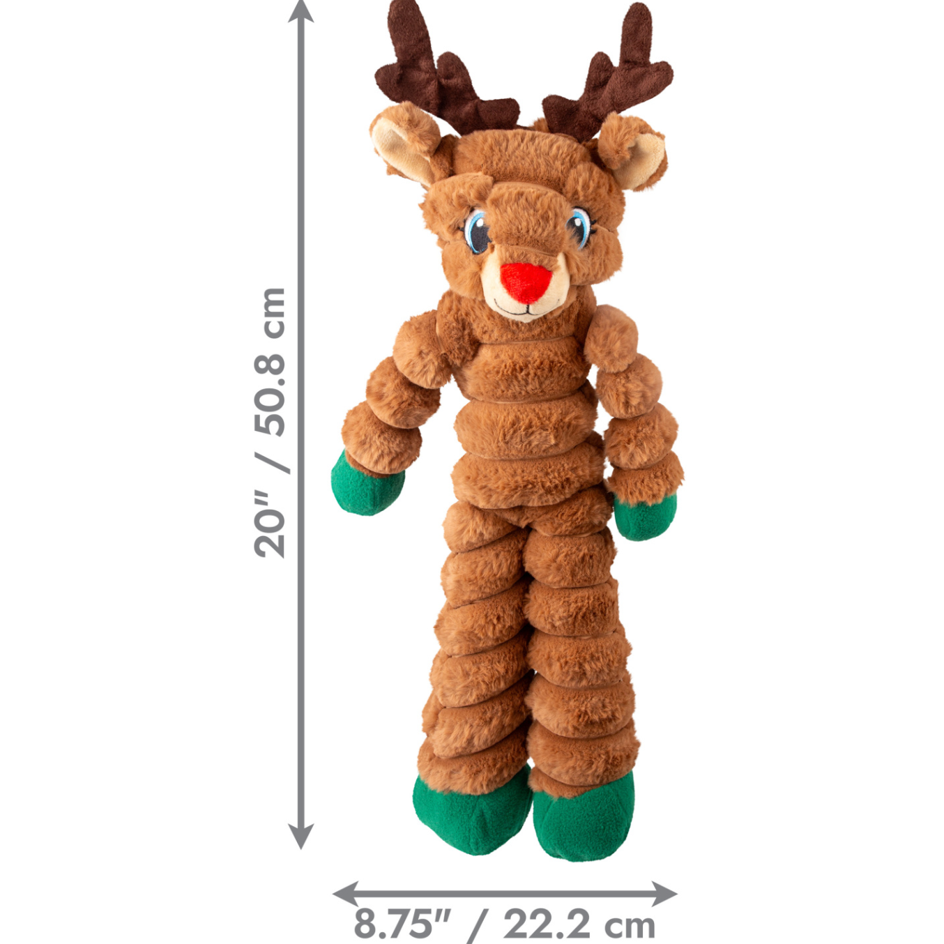 KONG Xmas Shakers Crumples Reindeer XL