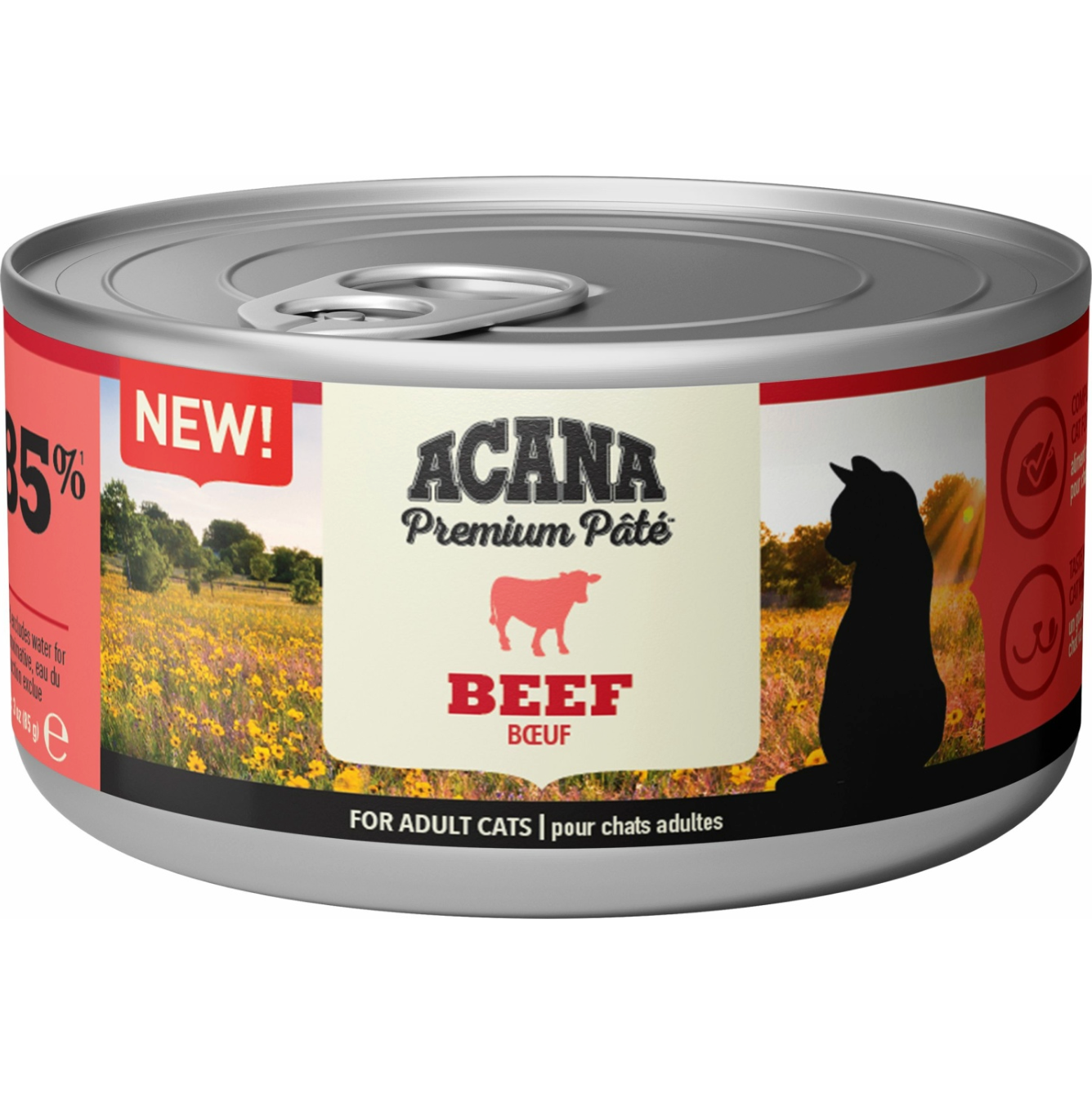 Acana blautfóður fyrir kisur, beef 85g
