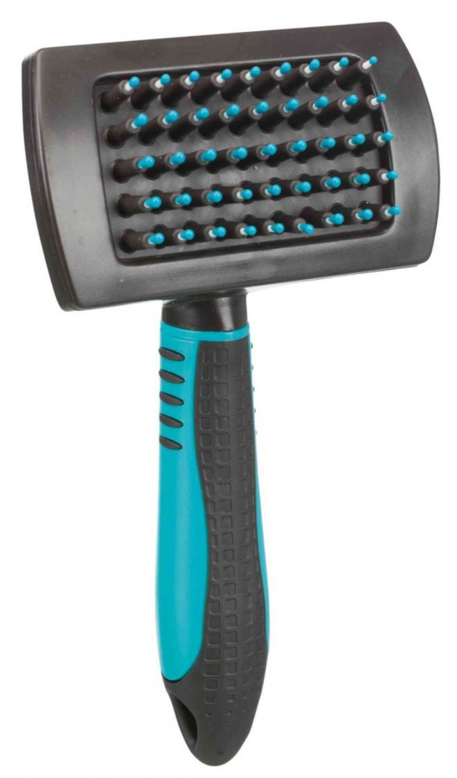 Care brush plastic/plastic bristles 10x17