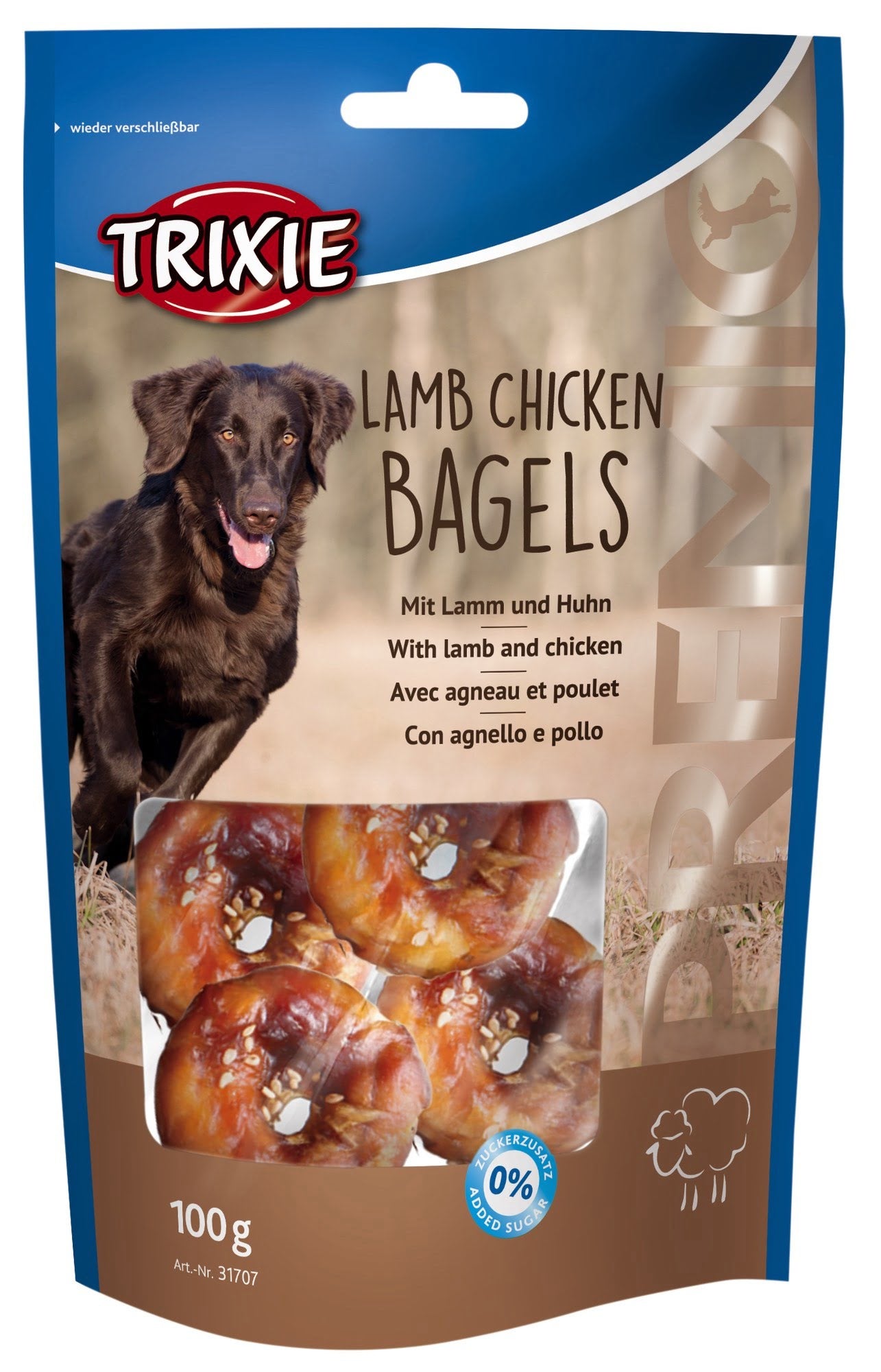 PREMIO Lamb og kjúklinga Beyglur  100g