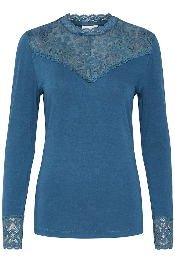 Trulla jersey bolur frá Cream - petrol blue